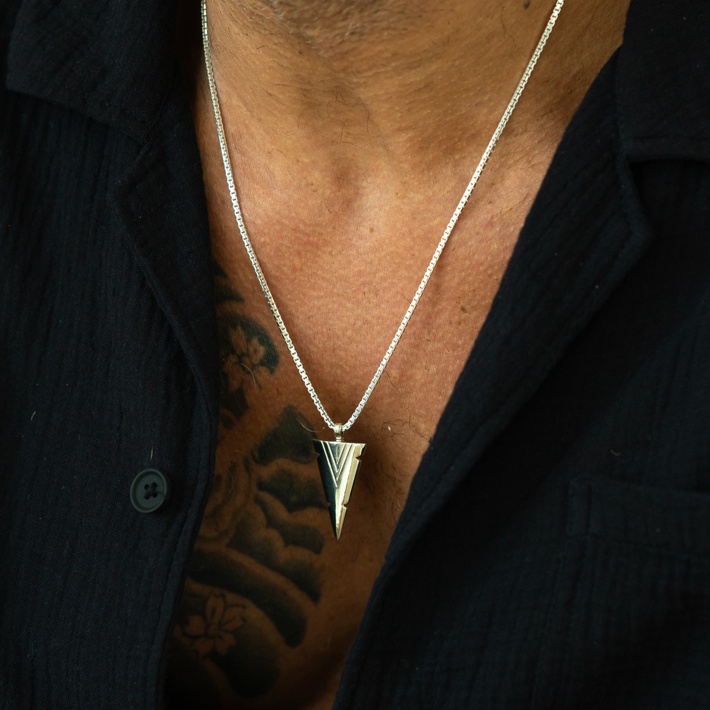 Arrowhead - Silver necklace