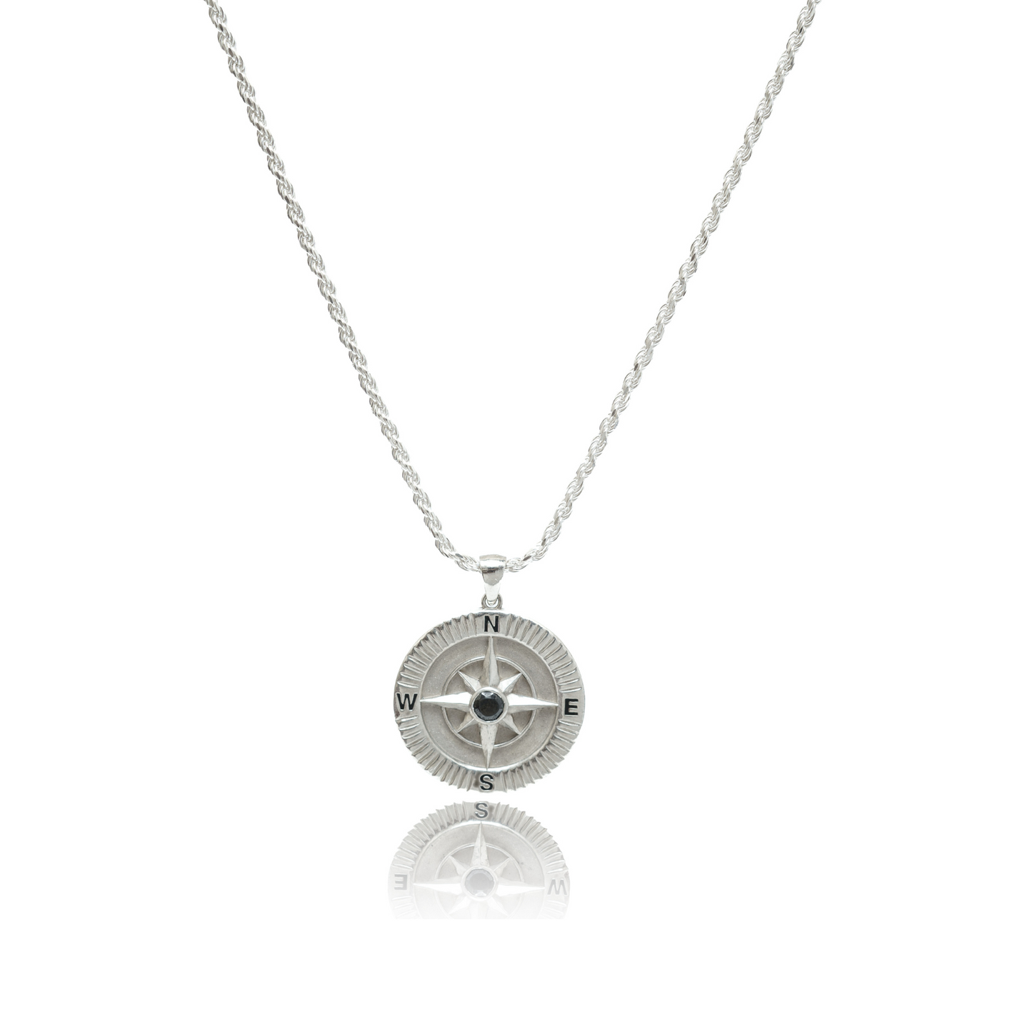 Compass - Silver necklace