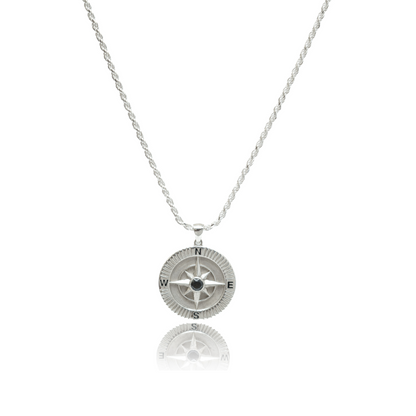 Compass - Silver necklace